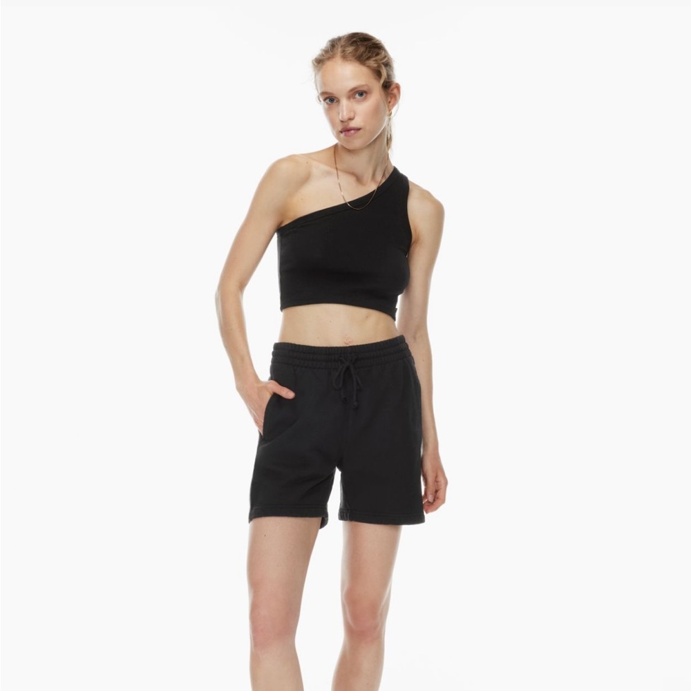 Aritzia brown sweatshorts